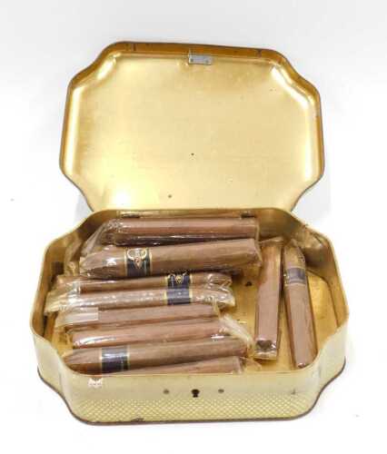 Various Quorum, Nicaragua cigars, in outer plastic wrapping, contained in an associated early...
