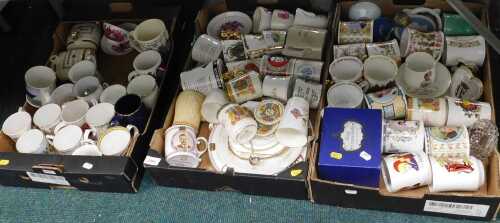 Ceramics, to include commemorative mugs, Royal related ceramics, saucers, plates, spoons, etc....