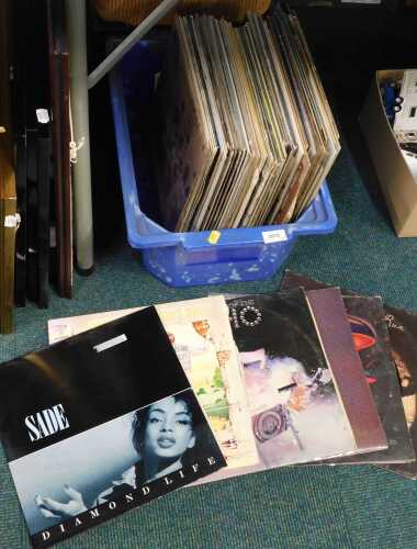 LP records, to include Story of The Who, Goodbye Yellow Brick Road Elton John, ELO's Greatest...