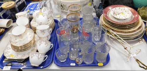 Ceramics, houseware and glassware, to include a Diamond china of England part tea set, shot...