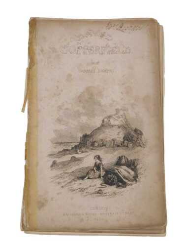 Books. Illustration pages from Dickens (Charles) David Copperfield, Bradbury and Evans...