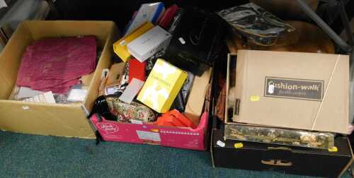 Houseware, to include perfumes, handbags, cigarette cases, a Rene of Paris hairpiece, Christmas...