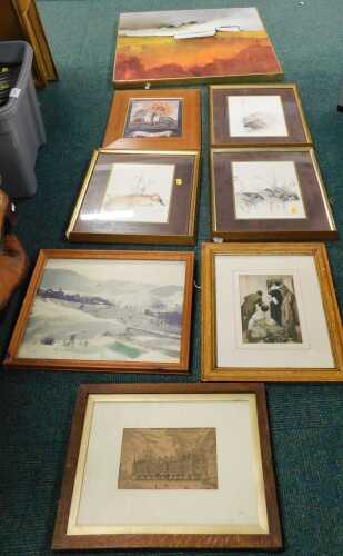 Framed pictures and prints, to include Wildlife, landscapes, etc. (a quantity)