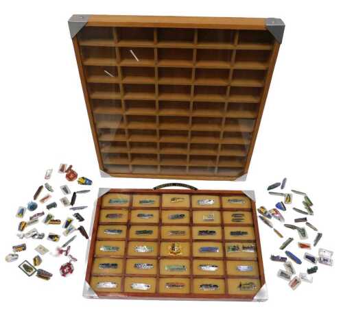 The Princess Elizabeth collection pin badge set, a quantity of train pin badges, to include MS...