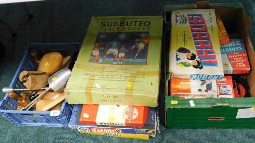 Toys and games, to include Subbuteo, Monopoly, Wembley, The Waddington's Football Game, etc.,...