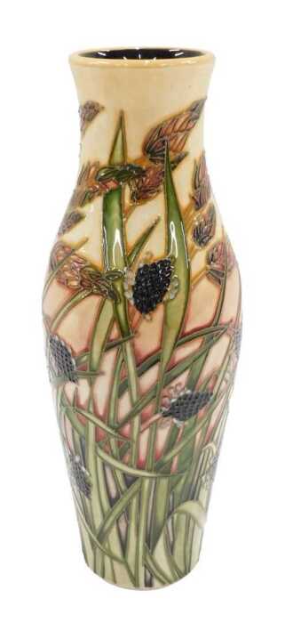 A Moorcroft Savannah pattern vase, 28cm high, boxed.