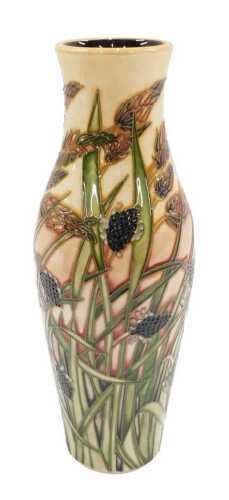 A Moorcroft Savannah pattern vase, 28cm high, boxed.