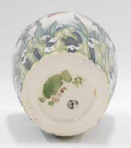 A Moorcroft pottery Duet pattern shouldered vase, 26cm high, boxed. - 4