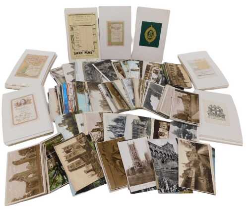 Various late 19thC and other mainly Lincolnshire related advertising cards, etc., adverts,...