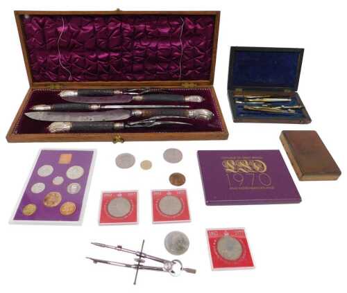 Various bygones, collectables, etc., to include a 1970 GB and Northern Ireland Coinage of...