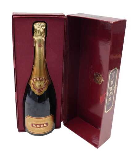 A bottle of Krug Grande Cuvee Champagne, 75cl, in outer box. (box AF)