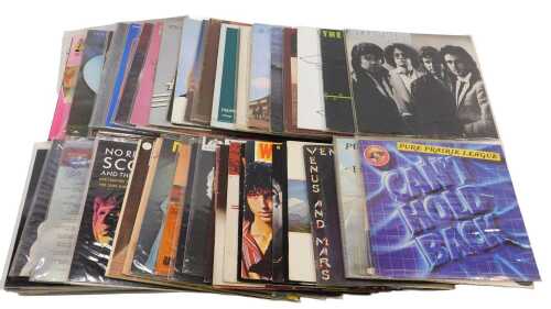 Various records, 33rpm, etc., Bay City Rollers Rollin', printed signatures, The Beatles Let it...