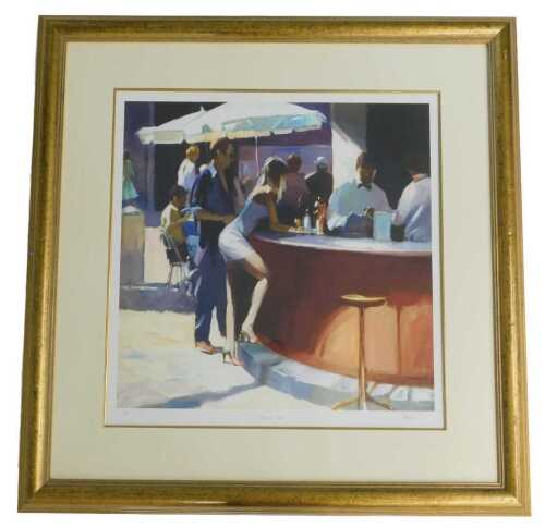 Farrant (b1938). Cocktail Hour, artist signed limited edition print number 5/250, watermarked,...