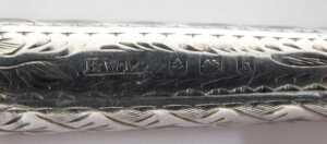 An early 20thC fob watch, with 4cm diameter enamel Roman numeric dial, in fancy chased case with... - 5