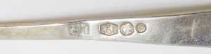Various early 20thC pickle forks, an example with floral and entwined stem, with three pronged... - 2