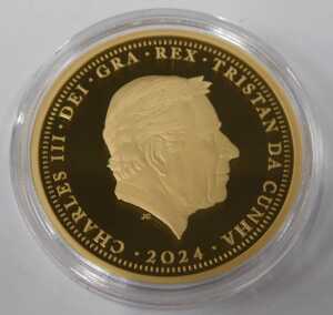 A Harrington & Byrne 2024 King Charles III gold proof laurel six coin collection, boxed set,... - 2