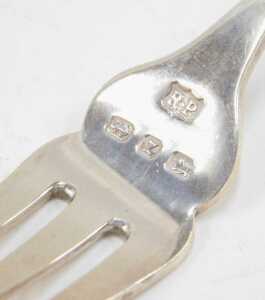 Eleven pickle and other serving forks, to include a small Old English pattern, with entwined... - 2