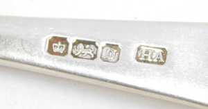 Eleven pickle and other serving forks, to include a small Old English pattern, with entwined... - 4