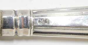 Ten silver and other pickle and serving forks, to include one with entwined handle with cross... - 3