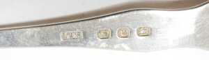Ten silver and other pickle and serving forks, to include one with entwined stem and thistle and... - 3