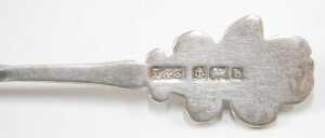 Ten silver and other pickle and serving forks, to include one with entwined stem and cross top,... - 3