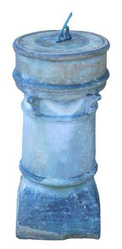 An early 20thC metal and stone sun dial, the circular top on chimney style stem and square foot,...