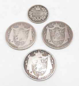Various coins, to include a William IV half crown 1834, and two others, and a further 1834... - 2