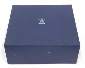 Royal Mint 1947-2007 Diamond Wedding Anniversary silver proof coin crown collection, in fitted... - 7