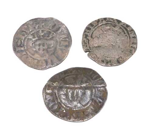 Coins. A Henry VIII half groat, other low denomination Edward I, etc. (3)