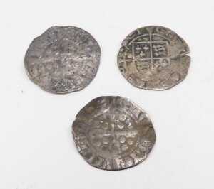 Coins. A Henry VIII half groat, other low denomination Edward I, etc. (3) - 2