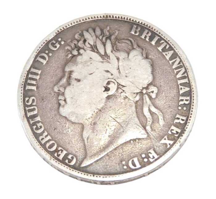 Coin. A George IV crown 1821.