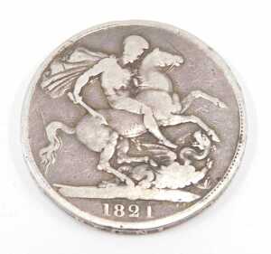 Coin. A George IV crown 1821. - 2