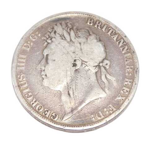 Coin. A George IV crown 1821.