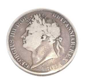 Coin. A George IV crown 1821.