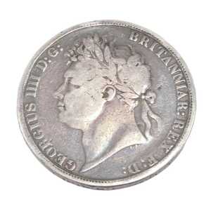 Coin. A George IV crown 1822.