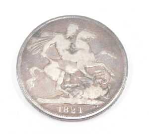 Coin. A George IV crown 1821. - 2