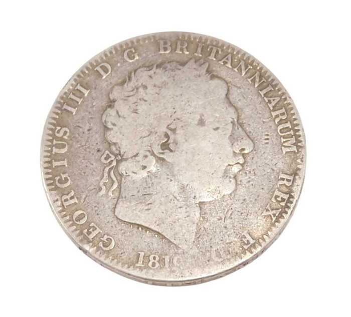 Coin. A George III crown 1819.