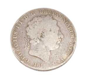 Coin. A George III crown 1819.