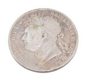 Coin. A George IV half crown 1820.