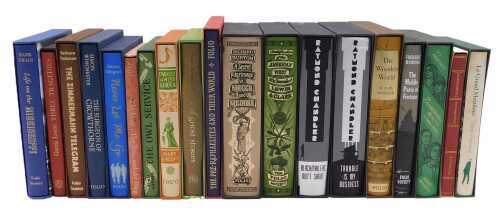 Various folio books, Garner (Alan) The Owl Service, Chandler (Raymond) Blackmailers Don't Shoot,...