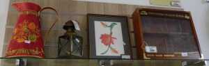 V - Collectable items: a Continental Villiger retail tabletop cigar box, marked Handmade Havanas,...