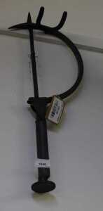 V - A vintage iron thatcher's needle, with D-end section, 56cm high. NB. VAT is payable on the...