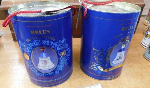 V - Two Wade Bell's whisky decanters, comprising a Princess Eugenie commemorative and another. (2)...