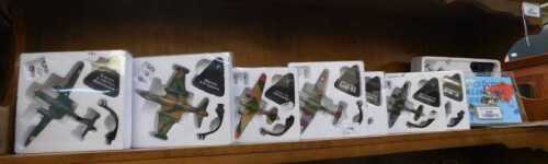 V - Various Atlas Edition collectable diecast aeroplanes, to include GR.MK-1 Lockheed Hudson,...