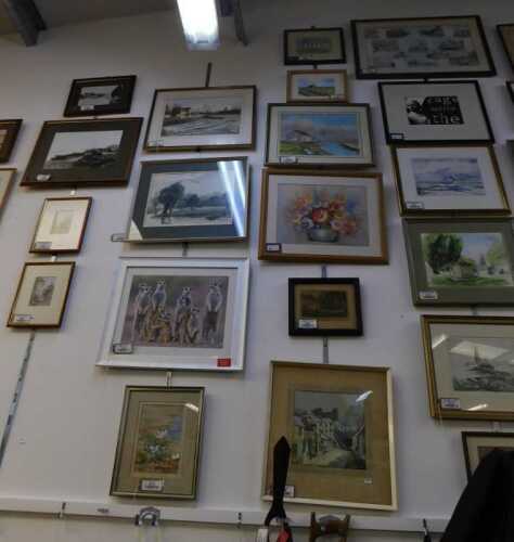 V - Simon Winch (20thC). Off the Needles, artist signed limited edition print number 34/80, 21cm x...