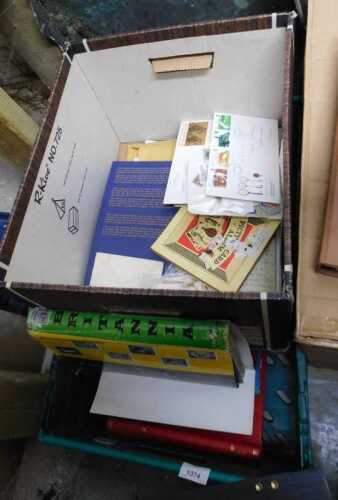 V - Various stamps, a Britannia album containing a quantity of world stamps, 1960s, etc, various...