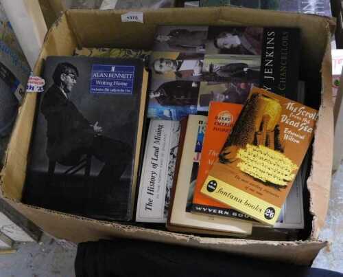 Various books, including Bennett (Alan). Writing Home, hardback with dust jacket, various other...