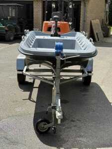 V - A Polport 290 fishing boat, with electric engine and trailer. NB. VAT is payable on the hammer... - 6