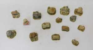 A group of Lilliput Lane sculptures, to include Buckingham Palace in Winter, Toll Booth Llanfair,... - 2