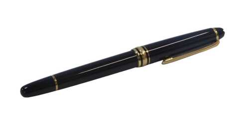 A Montblanc Meisterstuck Classique ballpoint pen, in black, model 12890 RB 163, in a plastic...
